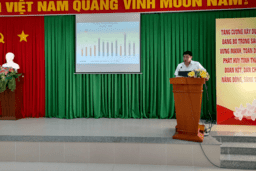 Trung tâm Y tế thành phố Long Xuyên tổ chức Hội nghị sơ kết các hoạt động khối dự phòng và dân số, quý 1 năm 2025