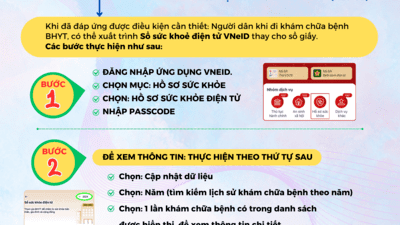 Hướng dẫn sổ sức khỏe điện tử